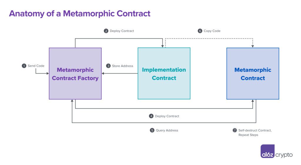 Anatomy of a Metamorphic Contract